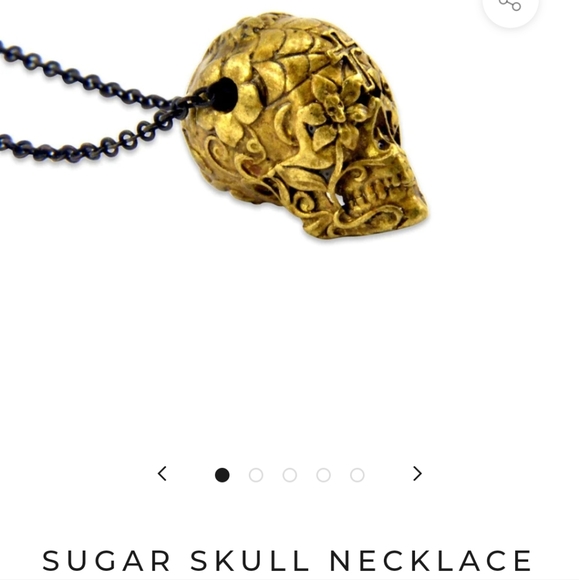 Super cool sugar skull ring by moon Raven design - Picture 4 of 6